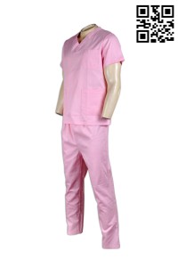 NU024 professional tailor made uniform doctor uniform supplier hk company  ot scrub suit online